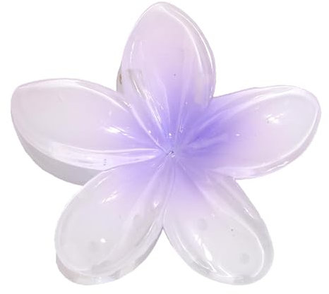 Fermaglio per capelli fiori, forte tenuta, grande clip per capelli spessi, clip antiscivolo per capelli di spessore medio, forte tenuta in stile hawaiano, per donne e ragazze