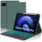 Teclado con Trackpad para Xiaomi Pad 6/6 Pro 11, Teclado Bluetooth Desmontable con Retroiluminación de 7 Colores y Funda Protectora para Tablet Xiaomi Pad 6/6 Pro 2023 11 Pulgadas, Verde Oscuro