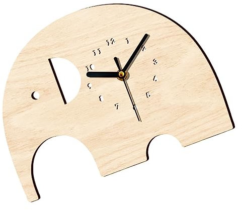 Cabilock Wanduhren Für Kinderzimmer Wanduhr Cartoon Design Leise Und Dekorativ Für Schlafzimmer Und Spielzimmer Einfache Montage Kreatives Für Familien Und Freunde