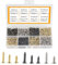 HVDHYY M2 Petites Vis Autoforeuse Vis à Bois Metal Cruciformes à Tête Plate Multi-Usages Bricolage Miniature Vis Set Gold Silver Noir 1600pcs