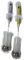 Bargain House Bottle Brush Cleaner with Sponge Scrub, Long Handled Brush for Bottles, Cups, & Mugs,Glasses, Easy Cleaning, Soft Bristles, Perfect for Baby Bottles, and Kitchen Use (Assorted Colours)