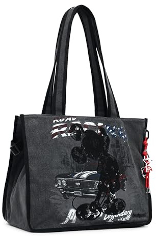 Desigual BAG_MICKEY STUD, 2070 DENIM DARK GREY, U