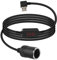 YANBORONSN Usb A Maschio a Accendisigari Femmina con Display Digitale, 90 Gradi Usb A 5v a 12v Accendisigari Adattatore Presa Compatibile con Cruscotto/Radar (3,9ft)