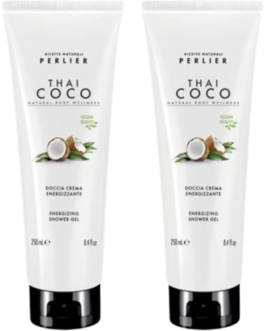 Perlier Thai Coco Doccia Crema Energizzante – Con Puro Olio di Cocco Naturale – Detergente Corpo Idratante e Rivitalizzante – Flacone da 250 ml (2)
