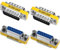 VISSQH 4 x DB15 Stecker und Buchse Koppler Adapter Stecker,DB15 15 Pin 2-reihig Gender Changer Seriell Adapter,für Datenübertragung und Geräteanschluss