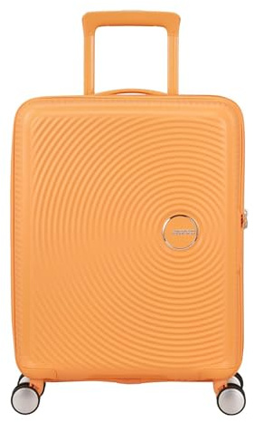 American Tourister Soundbox Spinner 55/20 TSA EXP Trolley Papaya Pop apricot
