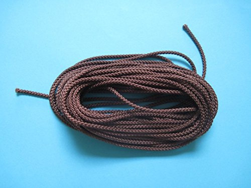 uk-blinds 2.8MM QUALITY VENETIAN BLIND CORD DARK BROWN (15 METERS, DARK BROWN)