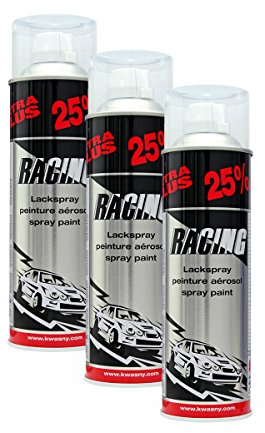 3X KWASNY 288 917 Auto-K Racing 2-Schicht-Klarlack 500ml