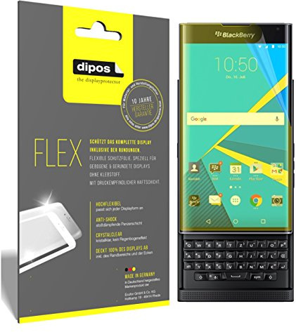 dipos FLEX 3x Displayschutzfolie klar für Blackberry Priv