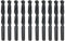 Weischer® - HSS-R Spiralbohrer Ø 3,0 mm | 10 Stück | Stahlbohrer Metallbohrer Eisenbohrer | Bohrer für Metall, Stahl, Aluminium, Eisen | stabil & bruchfest