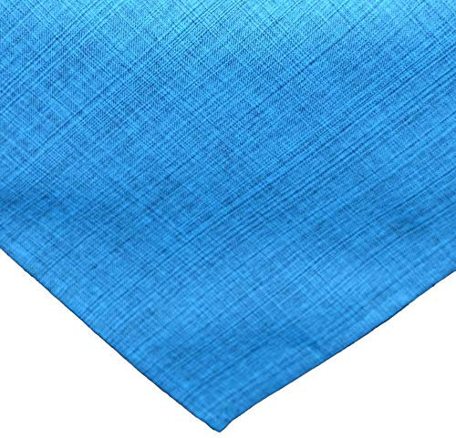 heimtexland ® Outdoor-Tischwäsche Meliert Garten Deko Tischdecke 90x90 Türkis Typ645