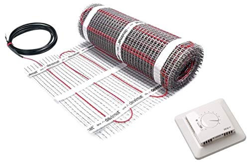 DEVI Devimat Dünnbettset Dünnbett Set mit Devireg 530 Fußbodenheizung DTIF150 (12m2)