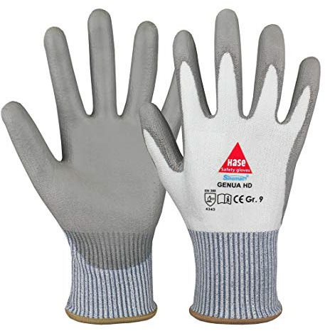 Hase Schnittschutzhandschuhe Genua HD Größe 9, Dyneema 10 Stk