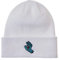 SANTA CRUZ Uni Long Shoreman Screaming Hand Beanie Skate Hat, Weiss/opulenter Garten, Einheitsgröße