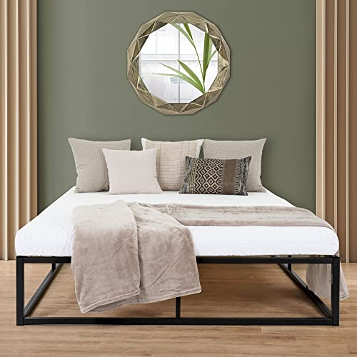 ML-Design Metallbett 160x200 cm auf Stahlrahmen mit Lattenrost, Schwarz, Bettgestell aus Metall, robust, leichte Montage, Bett für Schlafzimmer der Jugendliche Erwachsene, Doppelbett Ehebett Gästebett