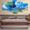 Wondbeau Poster & Kunstdrucke 150×80Cmmiyazaki Hayao Laputa Castle In The Sky 5 Stück Leinwand Kunstdrucke Wandbild Malerei Modulare Wohnkultur Bürodekoration 5 Panel Yk