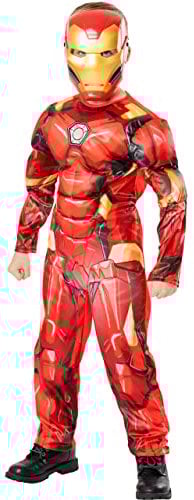 Marvel Boys Fancy Dress Iron Man Red 9-10 Years