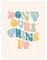 Retro Pastel Wandbild Poster (Don't Overthink It)