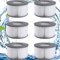 KGC Ersatz Filterkartuschen für MSpa Filter, 6 Stück Ersatzfilter kompatibel mit Whirlpool MSpa Modelle ab 2020, Filterkartusche Wasserfilter für Aufblasbare Pools,Heiße U-Boote und Spa