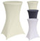 TRUTZHOLM Stehtischhusse 60 cm Farbe nach Wahl Tischdecke Husse Partytisch Bistrotisch Stretch Decke (Beige)