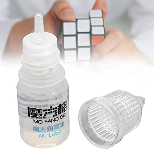 Huile de Silicone pour Cube Magique,3 ML de lubrifiant Transparent pour Cube Magique,pour améliorer la Vitesse du Cube Magique, lubrifier la Vitesse, Accessoires Magiques