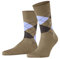 Burlington Herren Socken Manchester M So Baumwolle gemustert 1 Paar, Beige 4240, 40-46