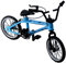 predolo 1/18 -Fahrradmodell Reitfahrradmodell Diecast Spielzeug Mountainbike Modell für Heimtisch Schreibtischdekoration, Blau