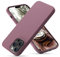 OitiYaa Silicone Case Compatible with iPhone 14 Pro Max Case 6.7 Inch, Soft Ultra Slim Protective Shockproof Liquid Silicone Phone Case with Anti-Scratch Microfiber Lining,Grape Purple