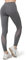 Yvette Damen Sport Leggings mit Mesh Tasche, high Waist Sporthose Streetwear Sportleggings, Grau, S