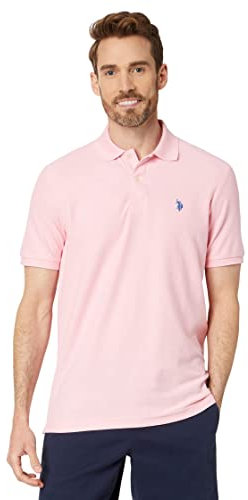 U.S. Polo Assn. Polo King 67355 Uomo Cotone Rosa/Blu L