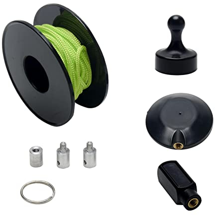 Kisbeibi Wiremag Puller, Magnetic Wire Pulling System, Magnetic Cable Puller Tool for Home and Outdoor, Wire Puller for Solving Threading Problems(Black)