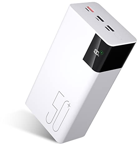 Power Bank 50000mAh External Battery Tragbares Ladegerät: 22,5 W schnell aufladende Externe Batterie - Powerbank mit Taschenlampe und großer Kapazität