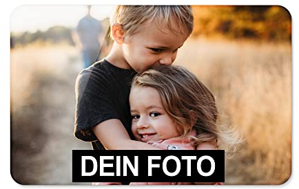 PhotoFancy® - Personalisierter Acrylglas-Kühlschrankmagnet mit eigenem Foto - Fotomagnet aus Acryl gestalten - Variante wählen - Form: Eckig