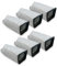 Lot de 6 sacs en tissu HEPA de rechange réutilisables pour aspirateur Hoover Porta Power Swingette S1015 S1029 et CH30000 - Pièce de rechange 43662023