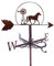PrimaevalColossus Wetterfahne im Dach, Metall, Pferd, Wetterfahne, Windrichtungsanzeige, Outdoor-Schuppen, Eisen, Hof, Dachscheunen, Dekoration