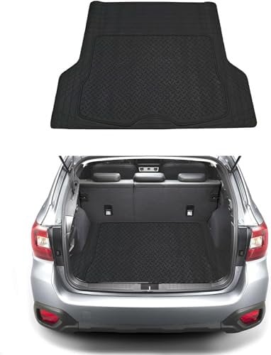 Susy Shop Alfombrilla para maletero universal de goma, para maletero recortable a lo largo de las líneas premarcadas, medidas 142 x 111 cm
