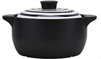 NANZU Marmite Faitout en céramique Casserole de qualité supérieure en Argile Fine Marmite Ronde Marmite de Cuisine Casserole de Grande capacité Casserole multifonctio
