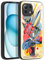 PanXCase Vetro Cover per Xiaomi Mi 11 Lite 4G / 5G / 5G NE - Belle Cool Fantasia Disegni Antiscivolo Protezione, Custodia Design Antigraffio Antiurto Bumper Sottile (Flower)