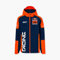 Red Bull - KTM Replica Team Hardshell Jacke - Atmungsaktiv, Winddicht, Wasserdicht - Herren - XL - Blau/Orange