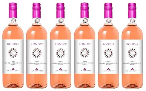 6x 0,75l - 2024er - Lungarotti - Rondo' - Rosato - Umbria I.G.P. - Italien - Rosé-Wein halbtrocken