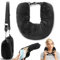 Stuffable Neck Pillow for Travel - Soft Plush Stuffable Travel Neck Pillow Travel Pillow Storage Bag with Adjustable Straps for Extra Luggage Travel Essentials