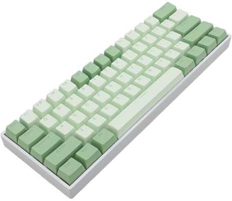 Bewinner 60% Mechanische Gaming-Tastatur, Triple-Modus BT5.0/2,4 G Wireless/USB C Hot-Swap-fähige Mechanische Tastatur, Roter Schalter, 61-Tasten-RGB-Tastatur mit