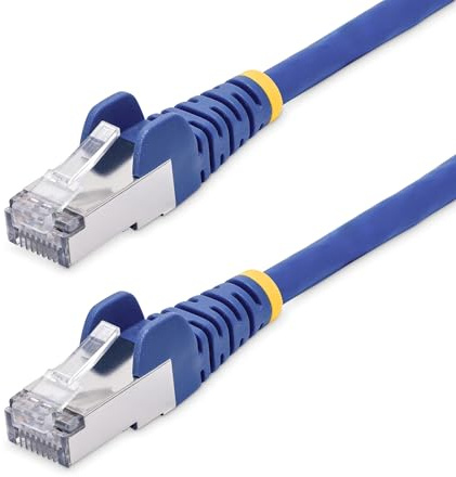 StarTech 50cm Cat8 Snagless Ethernetkabel, S/FTP, 100W PoE++, Blau, LSZH | RJ45 Patchkabel, Netzwerkkabel, 25G/40G, 2000MHz, Reines Kupfer