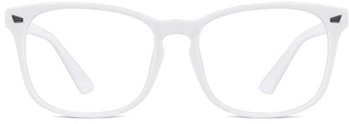 GQUEEN Fake Brille Ohne Stärke Damen Herren Nerdbrille UV400,PE2