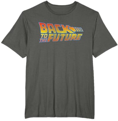 Back to the Future Distressed Logo T-Shirt