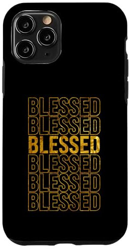 Bendito negro y dorado Carcasa para iPhone 11 Pro