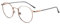 Firmoo Blaulichtfilter Brille Damen Herren Runde Anti Blaulicht Computerbrille ohne sehstärke für PC/Handy/Fernseher Anti Augenmüdigkeit Antike Bronze