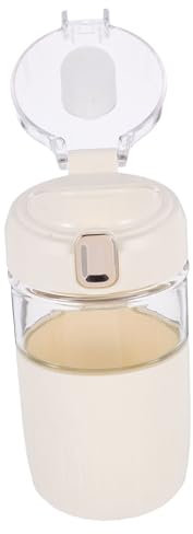 FONDOTIN Tazza Termica Riutilizzabile Con Coperchio e Filtro Tazza Da Viaggio Per Tè Caffè e Facile Da Pulire Design Ergonomico