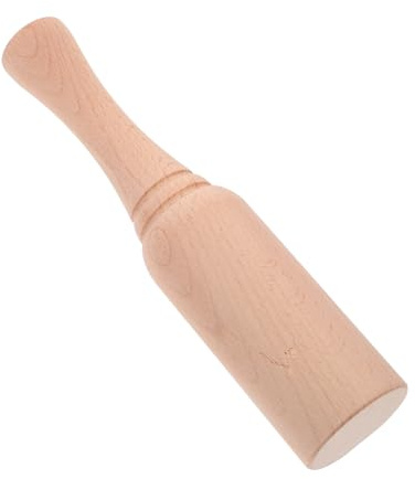 VALICLUD Holzhammer aus Buchenholz Multifunktionaler Stechbeitel Hammer für Leder und Holzarbeiten Kompakte für Diy Projekte und Professionelle Anwendungen