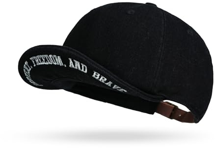 CLAPE Basecap mit Kurzem Schirm Weich Faltbar Verstellbar Short Brim Cap | Baumwolle,Leicht,Formbarer Schirm,Unisex Baseballkappe für Streetwear,Alltag,Freizeit,Reisen